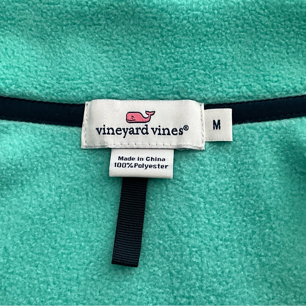 Vineyard Vines Seafoam Green Vest - Size Medium Mint Winter Vest - Picture 3 of 12